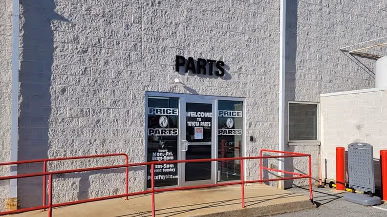 Price Toyota Parts at 168 N Dupont Hwy, New Castle, DE 19720 — used auto parts in New Castle, DE
