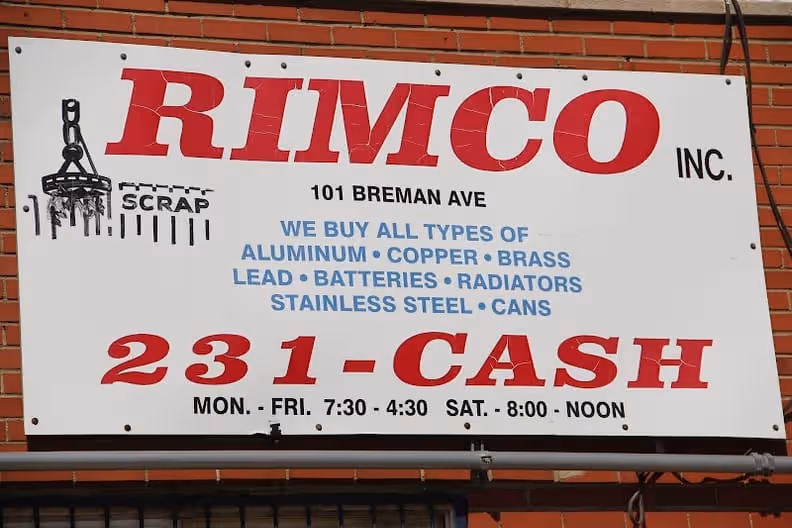 Rimco Scrap Metal at 101 Bremen Ave, St. Louis, MO 63147 — used auto parts in St. Louis, MO