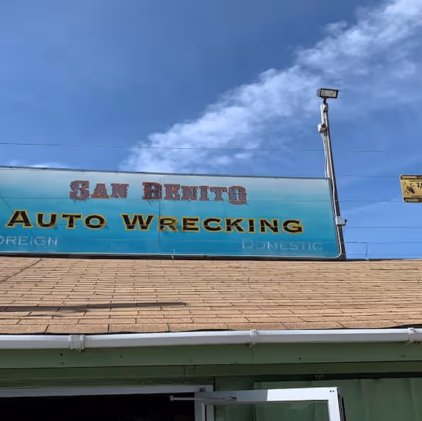 San Benito Auto Wreckers at 2120 San Juan Hollister Rd, Hollister, CA 95023 — used auto parts in Hollister, CA