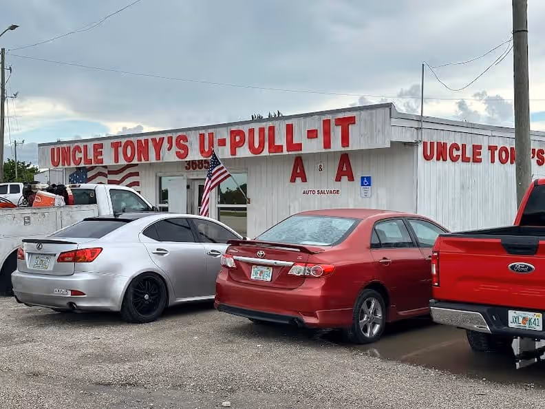 Uncle Tonys U-Pull-It at 3685 US-1, Fort Pierce, FL 34946 — used auto parts in Fort Pierce, FL