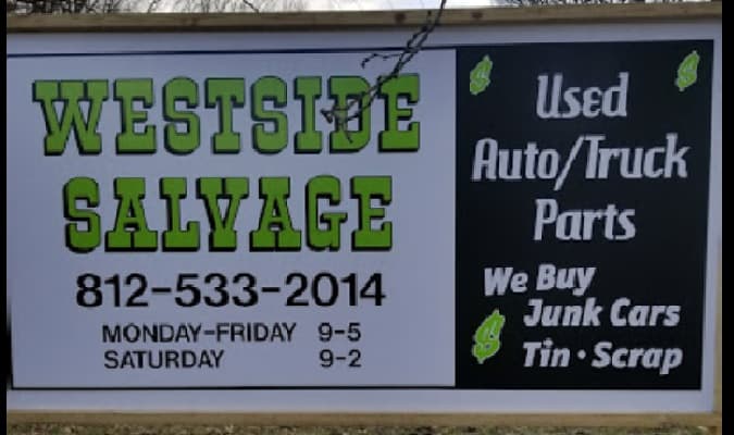 West Side Salvage at 3131 W 9th Dr, West Terre Haute, IN 47885 — used auto parts in West Terre Haute, IN