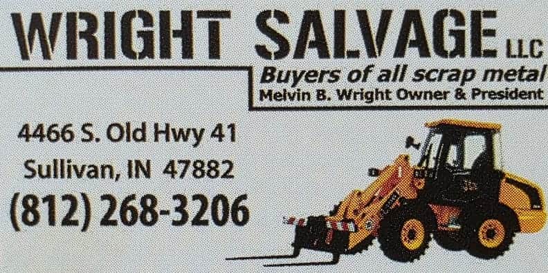 Wright's Salvage at 4466 S Old U.S. 41, Sullivan, IN 47882