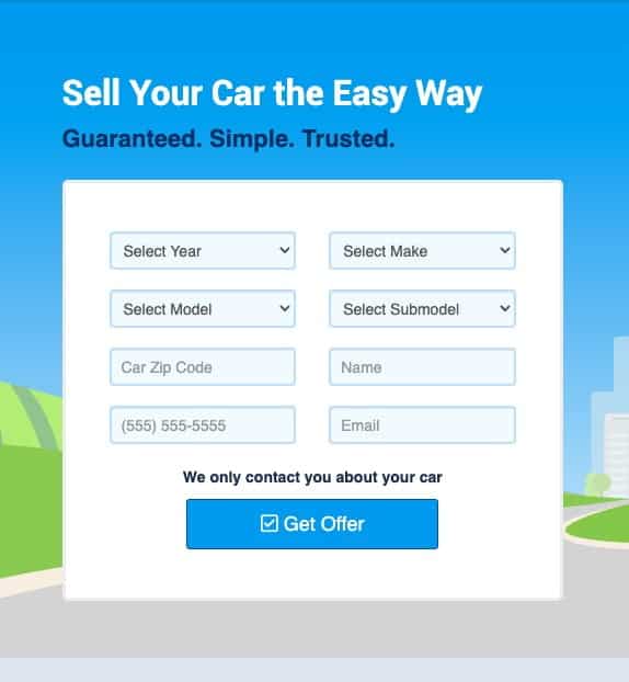 Sell your car online