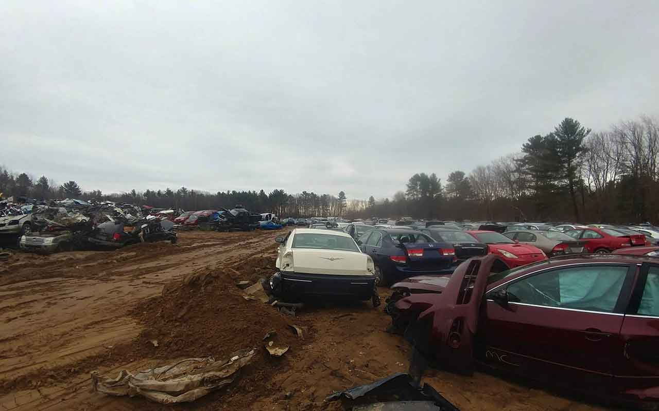 Inside of Kirb Side Auto Salvage at 3 Ross Rd, Old Orchard Beach, ME 04064