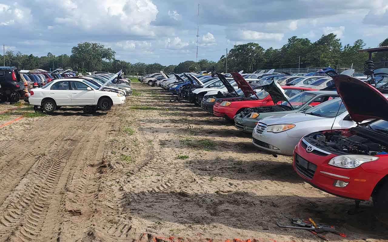 Marion County Auto Parts and Salvage at 8635 Co Rd 25, Belleview, FL 34420