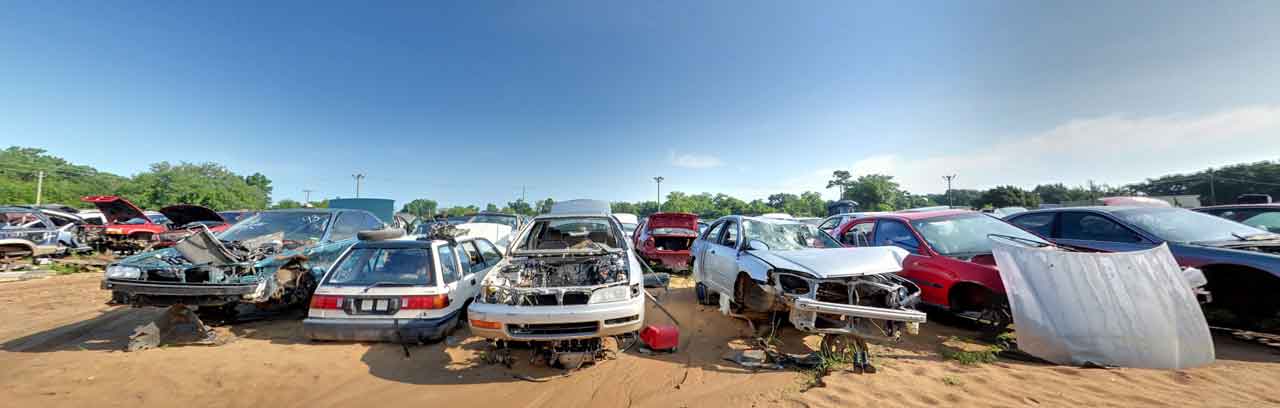 Junk cars from Kikers U-Pull-It, Inc at 3010 W Fairfield Dr, Pensacola, FL 32505