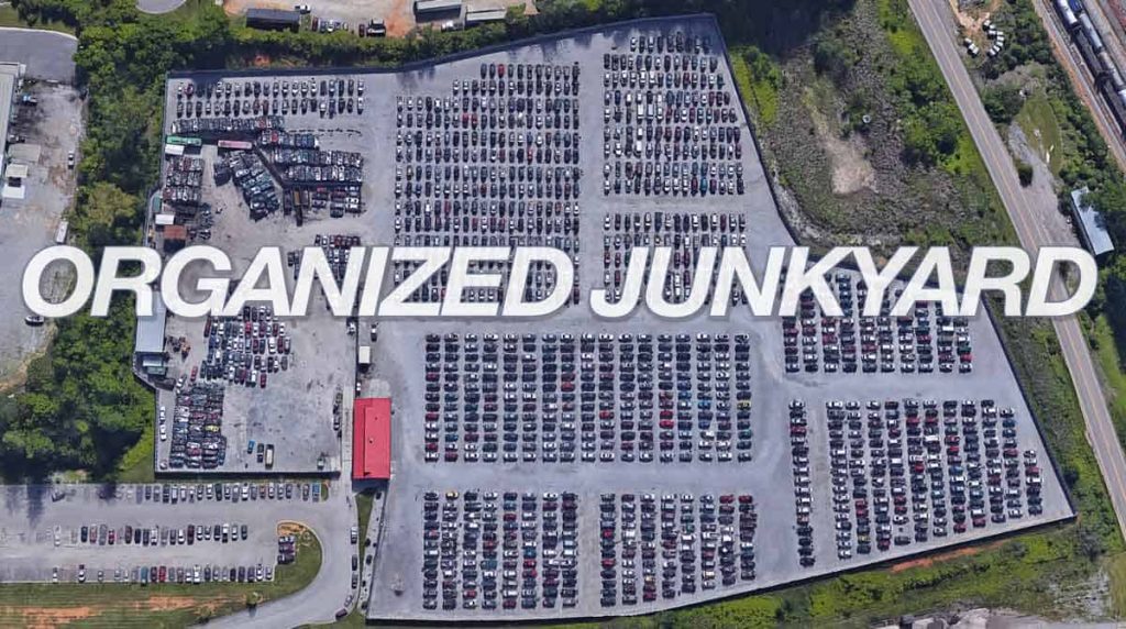 Junkyards can be well organized and secure