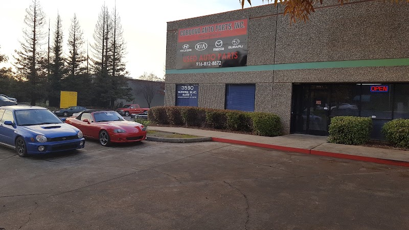 Subaru Hyundai Kia Mazda Used Auto Parts Cordova Auto Parts at 3590 Sunrise Blvd STE 1, Rancho Cordova, CA 95742
