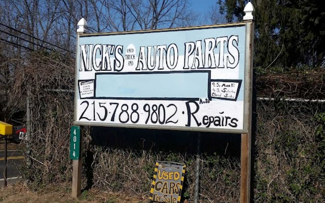 Nick's Used Auto Parts at 4014 Newportville Rd, Levittown, PA 19056