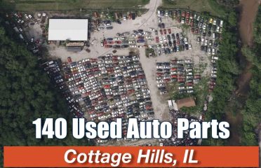 Aerial view of 140 Used Auto Parts at 800 W MacArthur Dr, Cottage Hills, IL 62018