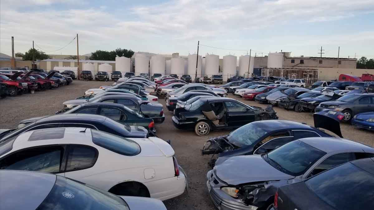 Inside Grand Junction Auto Recyclers Junk yard at 690 S 6th St, Grand Junction, CO 81501