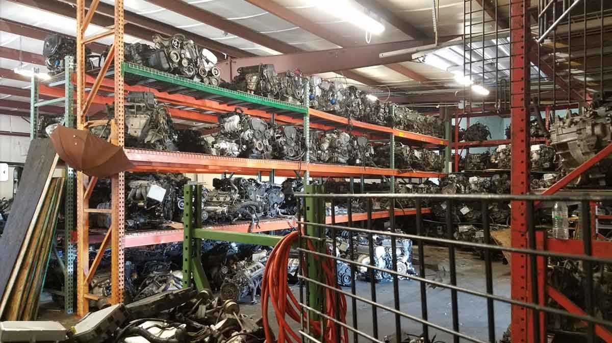 Engines transmissions and other parts found at JDM Orlando, Inc at 1343 W Michigan St, Orlando, FL 32805