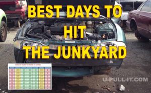 Best days to Hit the Junkyard