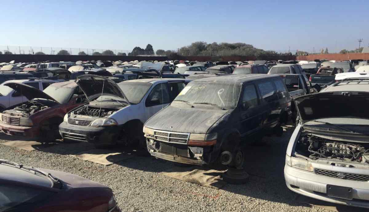 Junk cars from Pick-n-Pull at 1015 Market Ave, Richmond, CA 94806