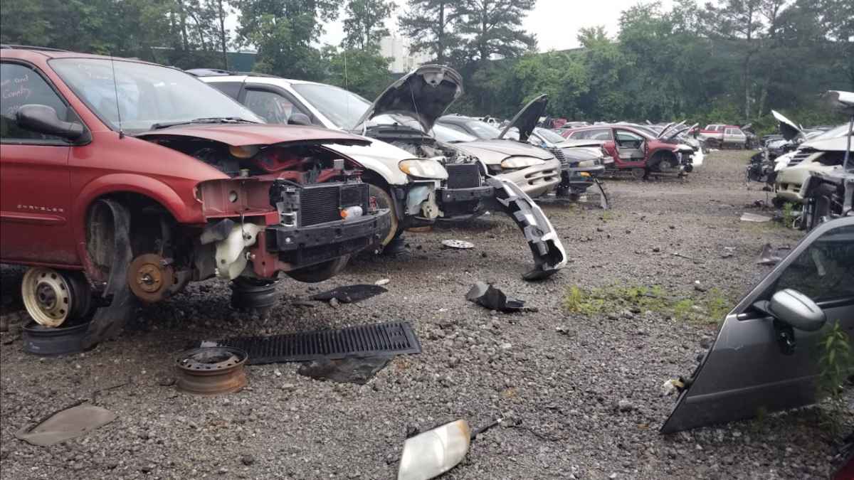 junk cars from CP's U-Pull It Auto Parts at 2430 S Dixie Hwy, Dalton, GA 30720