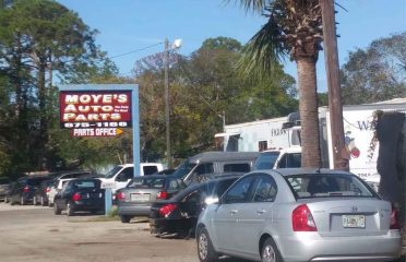 MOYE'S AUTO SALVAGE & JUNKYARDS USED AUTO PARTS DAYTONA BEACH at 1339 Center Ave, Holly Hill, FL 32117