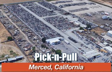 Aerial view of Pick-n-Pull at 1150 E Childs Ave, Merced, CA 95340