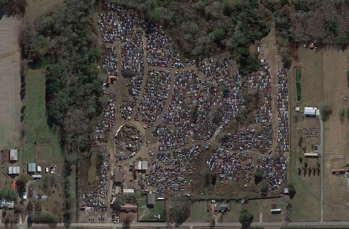 Aerial View of R & J Recycling Metal at 27008, 27498 Bethel Rd, Elkmont, AL 35620