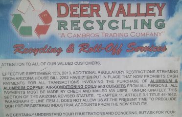 Deer Valley Recycling LLC Recycling center at 2333 W Deer Valley Rd