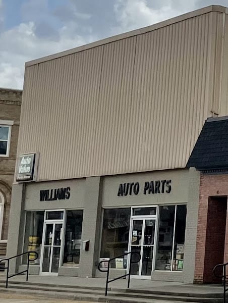 Williams Auto Parts Auto parts store at 405 Davis St