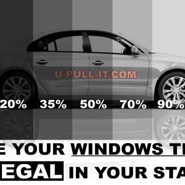 States where car window tint is illegal