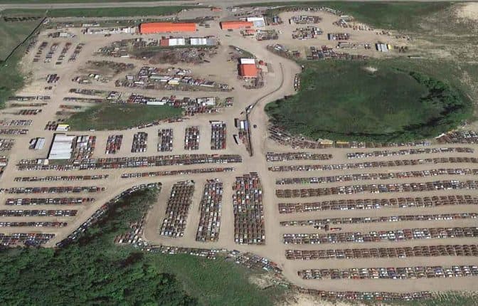 What is the biggest auto salvage yard in the US?