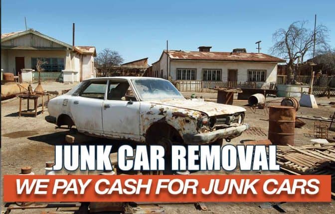 Junk car removal services, we pay cash for junk cars