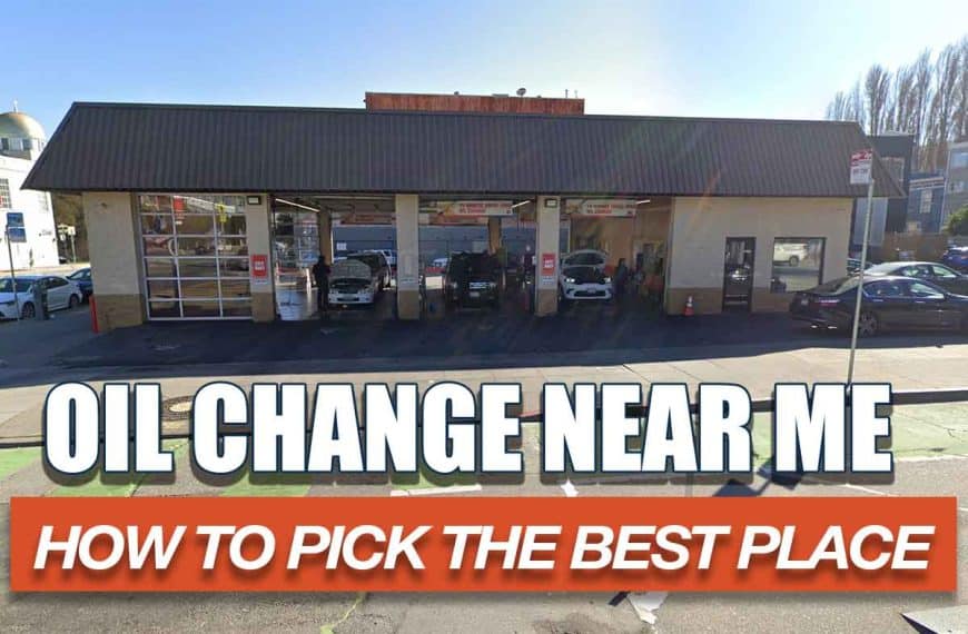 How to choose the best place to change your car oil