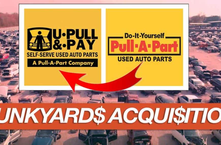 U PULL AND PAY IS NOW PULL A PART