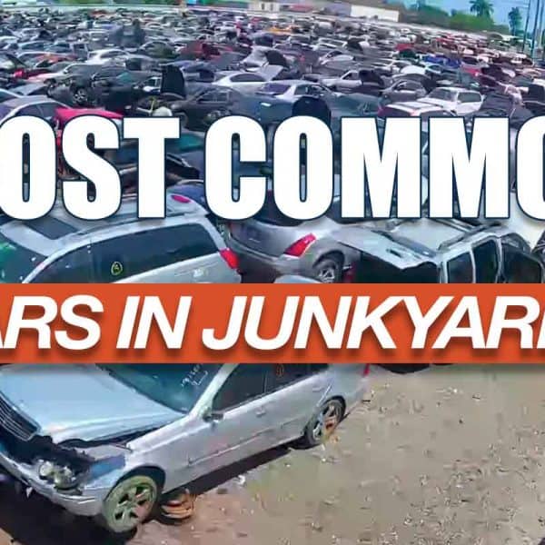 The Most Common Cars found in Salvage yards