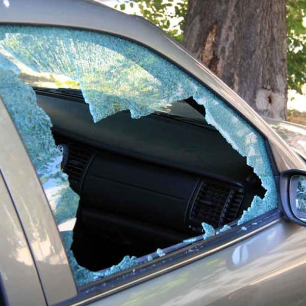 Smash and grab car window replacement