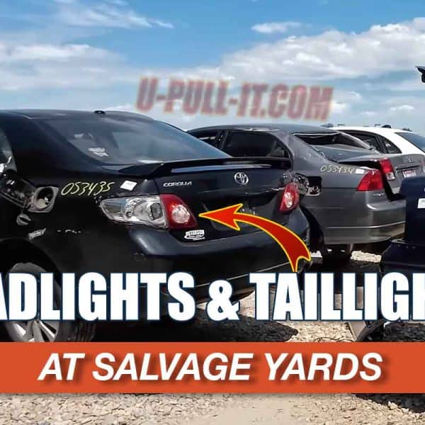 Used OEM Headlights and Taillights From Auto Salvage Yards