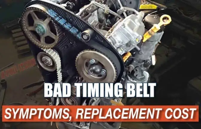 Bad timing belt replacement cost