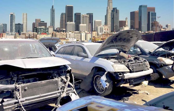 Used Auto Parts Junkyards In Los Angeles California