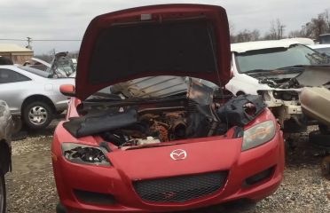 Find used car hoods at the local junkyard