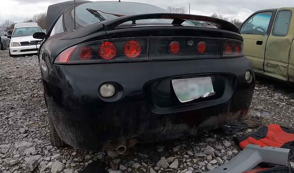 Finding a good deal back bumper at a local junkyard