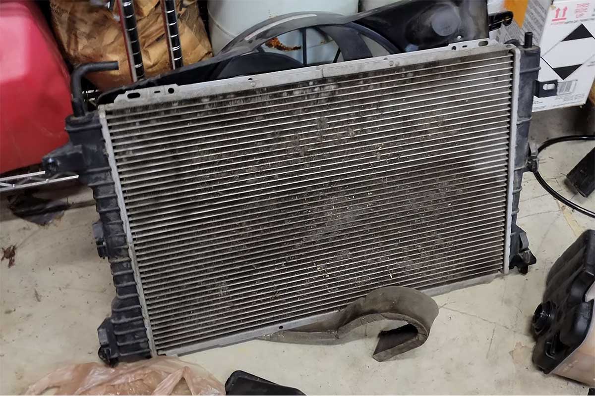 Buy used radiator from a junkyard