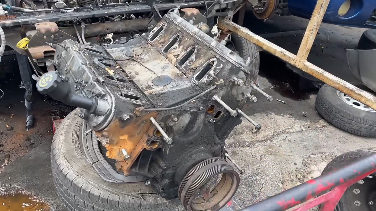 Buy a Used Engine Block from an auto salvage yard