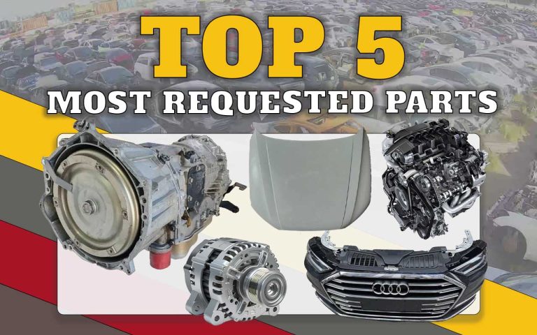 Top 5 most requested parts at a junkyard