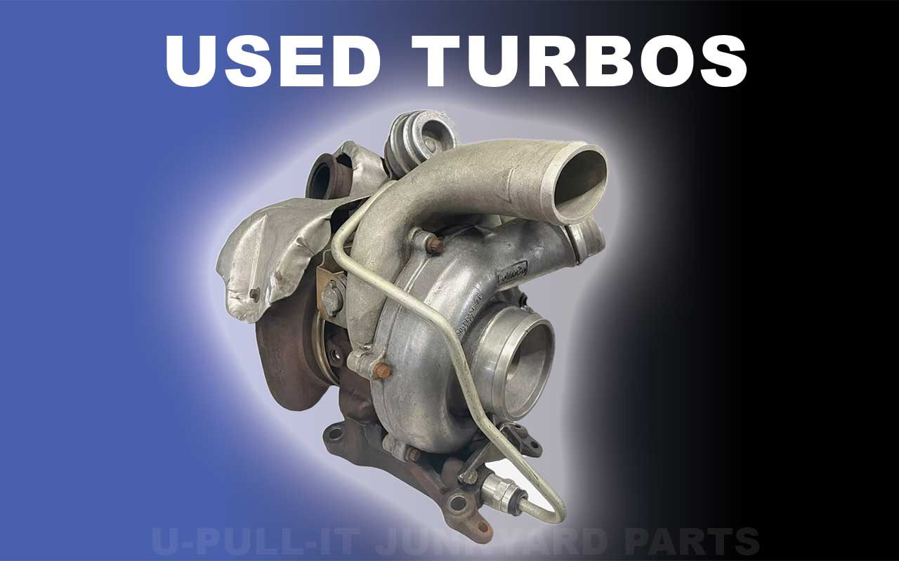 Buy used turbos at a discounted price from local junkyards