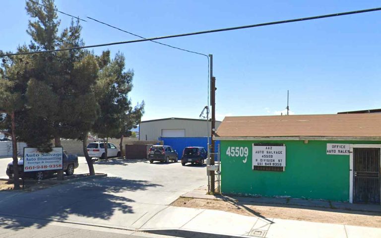 AA2 Auto Salvage and Recycling at 45509 Division St Lancaster CA 93535 1 768x480