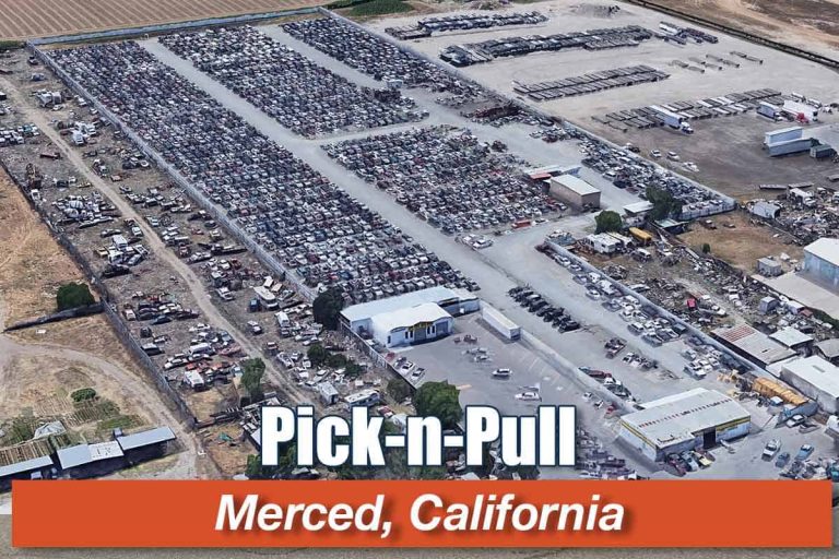 Aerial view of Pick n Pull at 1150 E Childs Ave Merced CA 95340 768x512