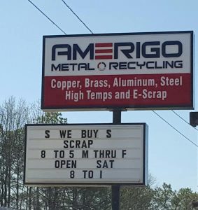 Amerigo Metal Recycling at 1340 Forest Pkwy Morrow GA 30260 2 283x300