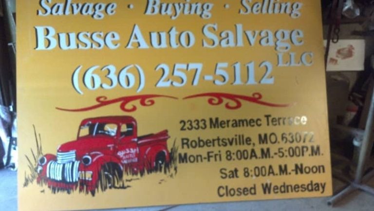 Busse Auto Salvage at 2333 Meramec Terrace Rd Robertsville MO 63072 1 1 768x433