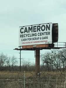Cameron Recycling Center llc at mile north of cameron wal mart 8691 US 69 Cameron MO 64429 1 1 225x300