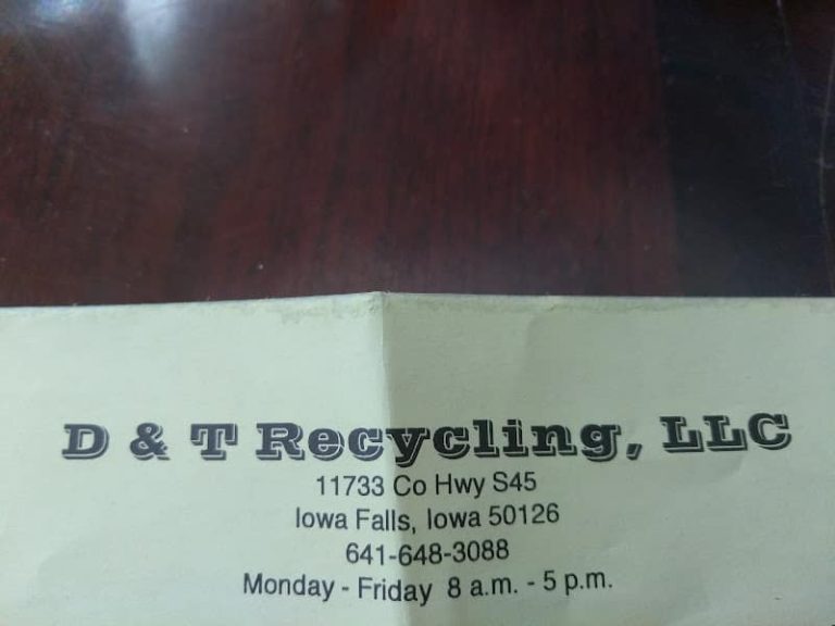 D T Recycling LLC at 11733 Co Rd S45 Iowa Falls IA 50126 1 1 768x576