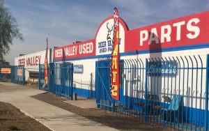 Entrance to Deer Valley Used Parts at 3010 W Broadway Rd B Phoenix AZ 85041 300x188