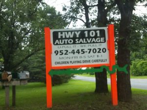 Highway 101 Auto Salvage Inc at 9099 W Hwy 101 Frontage Rd Savage MN 55378 2 1 300x225