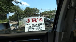 JBaposs Auto Sales Salvage LLC at 7018 Peters Rd Jacksonville AR 72076 3 1 300x169