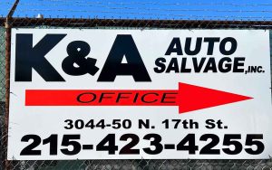 K A Auto Salvage Inc at 3044 50 N 17th St Philadelphia PA 19132 1 300x188